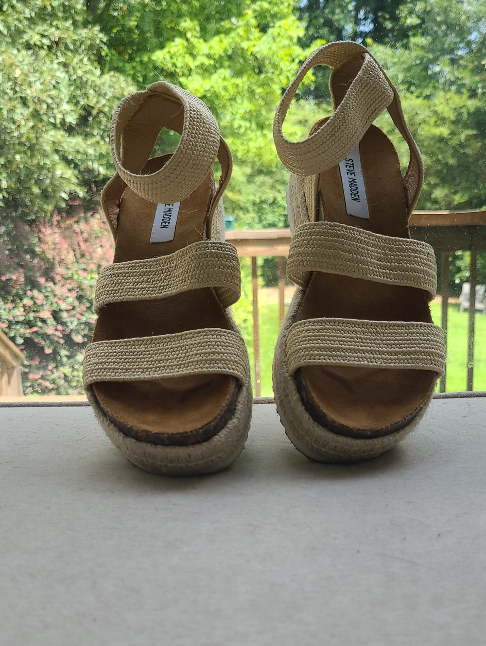 Steve Madden Platform Sandal Size 8